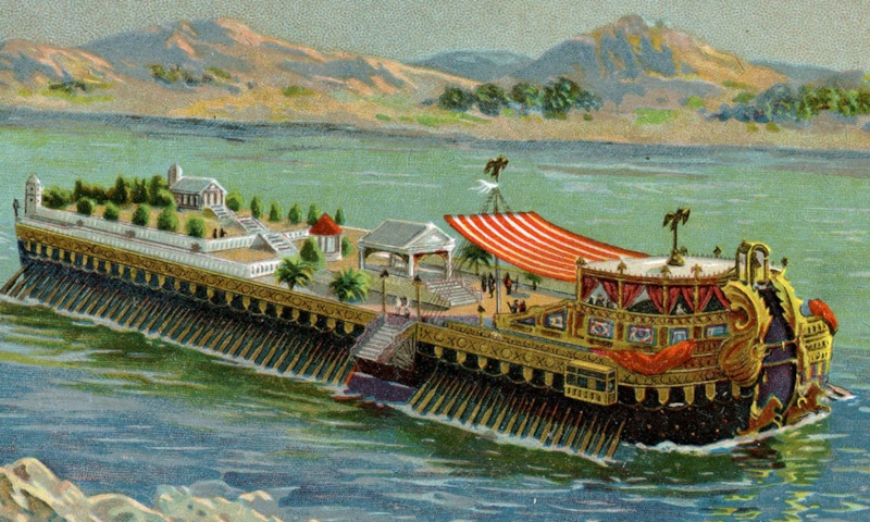 Античная яхта: роскошь под водой Античная яхта: роскошь под водой