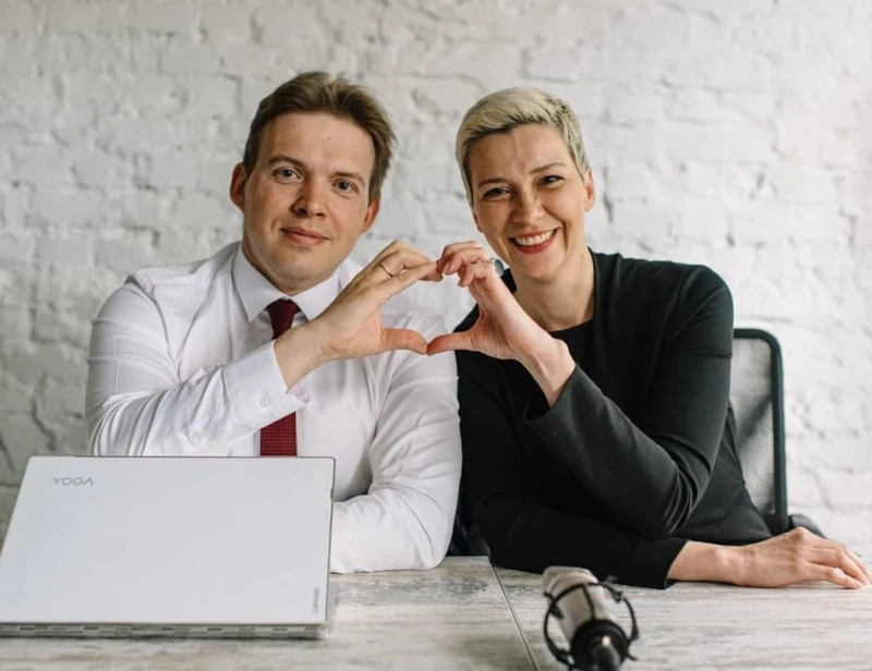 Максим Знак и Мария Колесникова