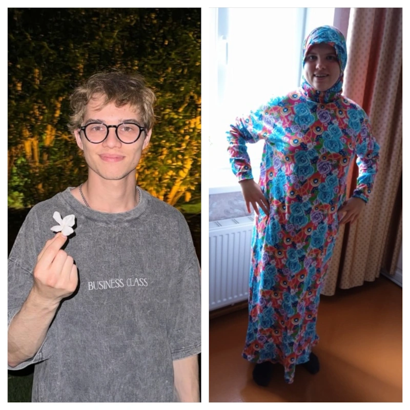 Рузиль Минекаев и его сестра