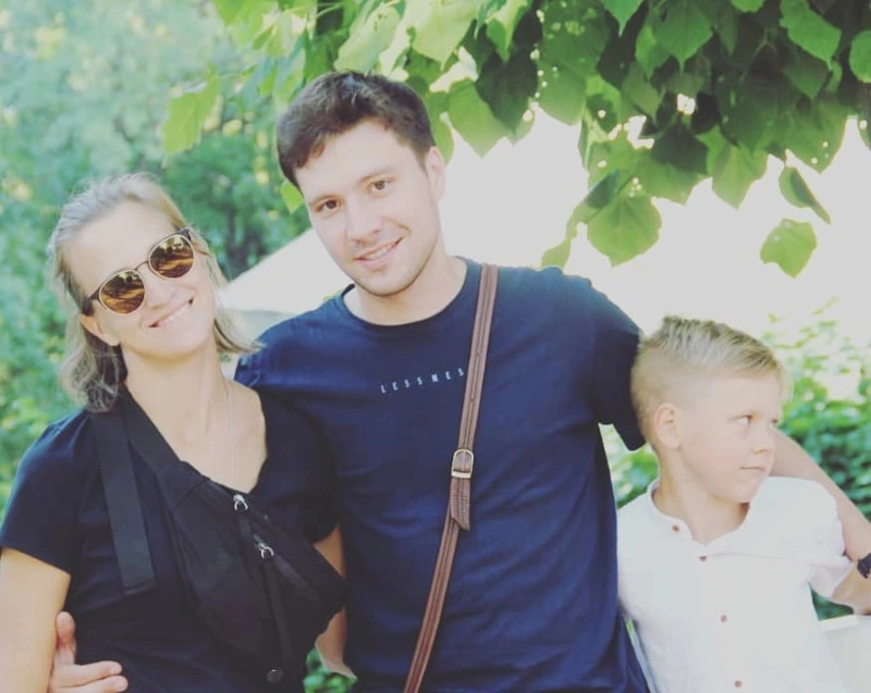 Егор Кутенков с женой Егор Кутенков с женой