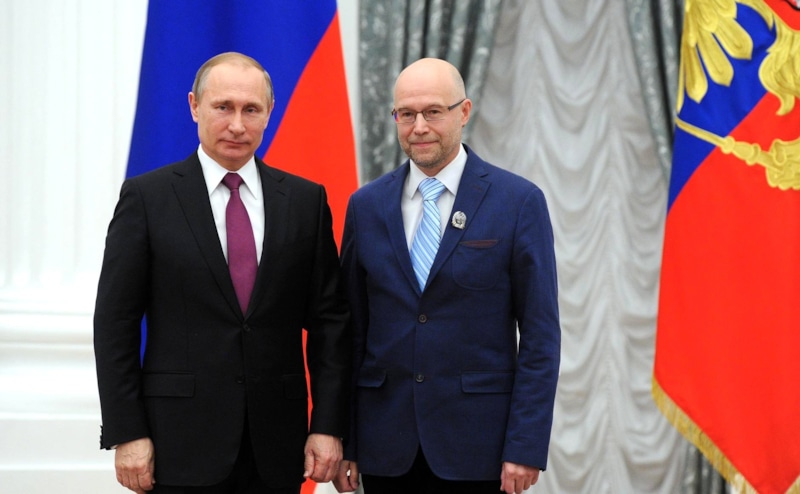 Константин Бронзит и Владимир Путин