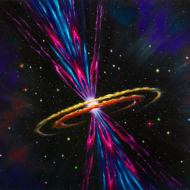 Работа серии «Планетарные туманности» Ростана Тавасиева