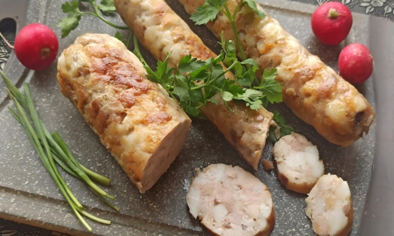 Домашняя колбаса: без оболочки