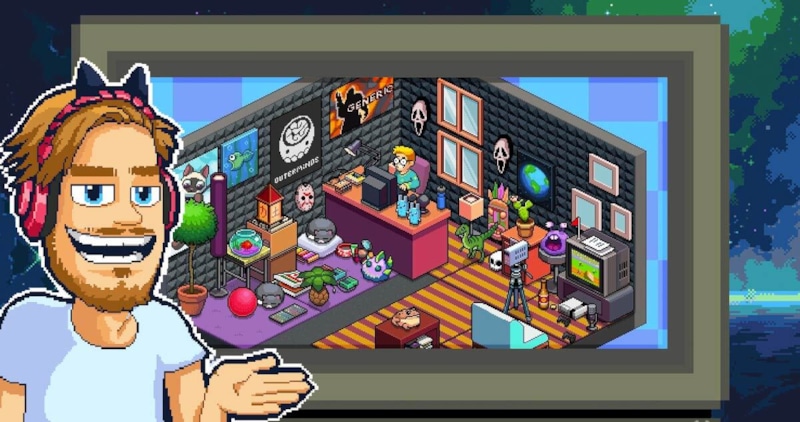 PewDiePie в игре Tuber Simulator