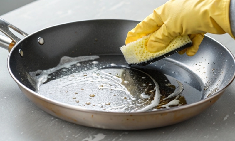 Чистая сковорода: без нагара Чистая сковорода: без нагара