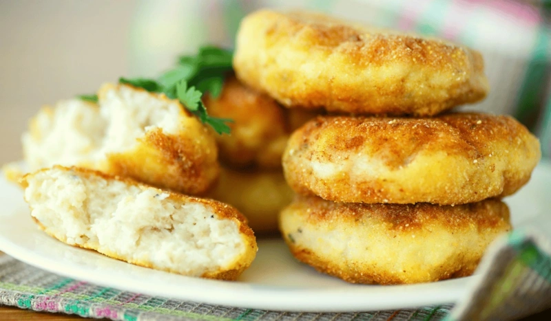Картофельные котлеты: ореховая нотка