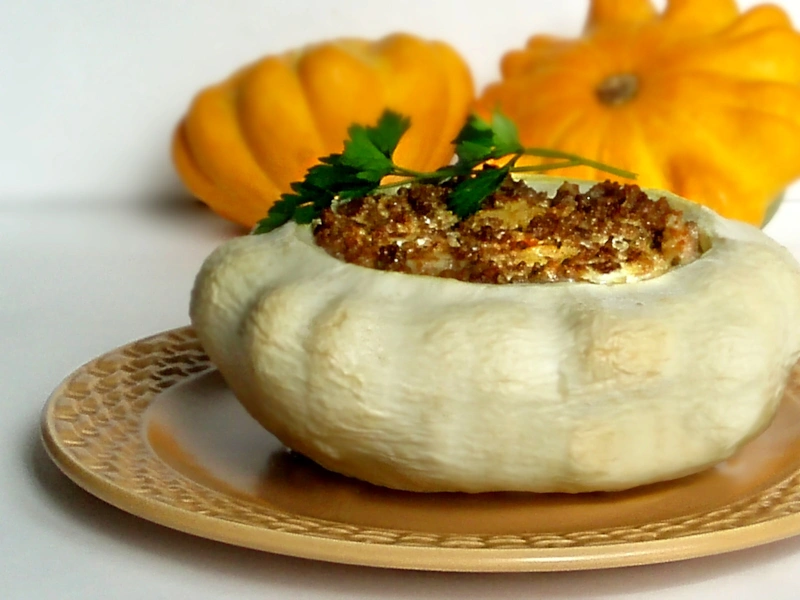 Фаршированная тыква: запекание в духовке