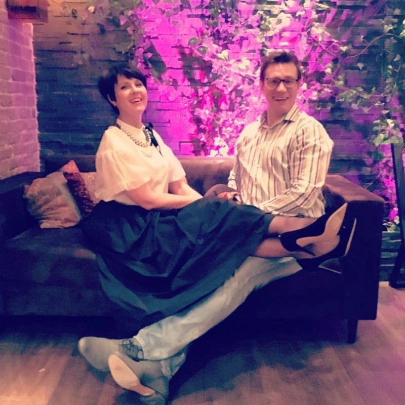 Вадим Колганов с женой