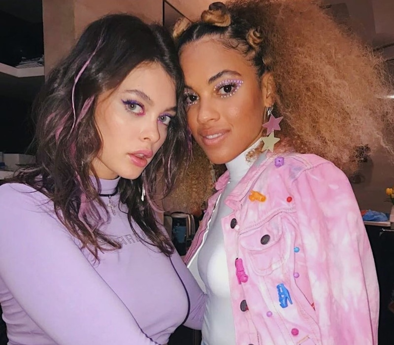 Елизавета Адаменко и Барбара Пино