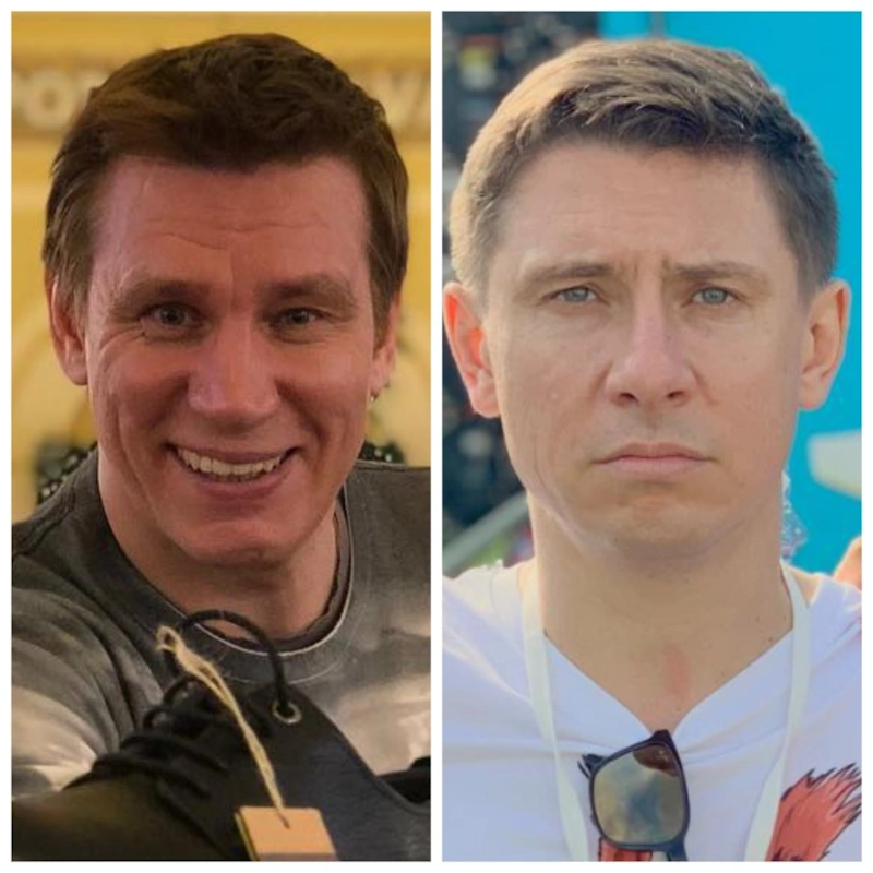 Вадим Колганов и Тимур Батрутдинов (похожи)