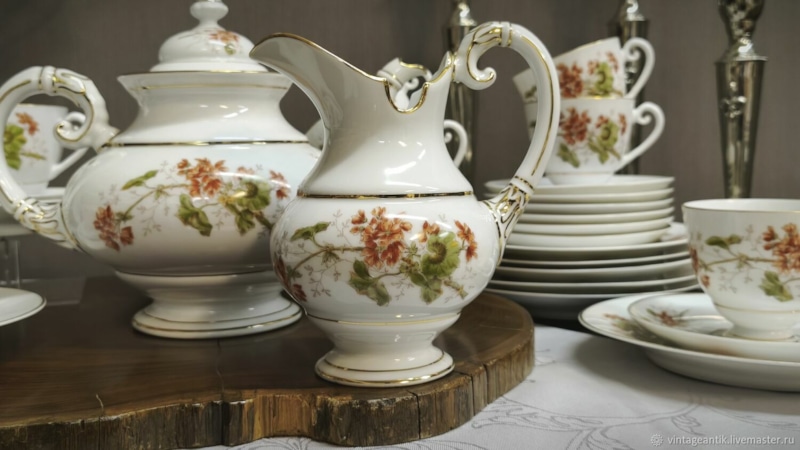 Чайный сервиз: восстановленный блеск