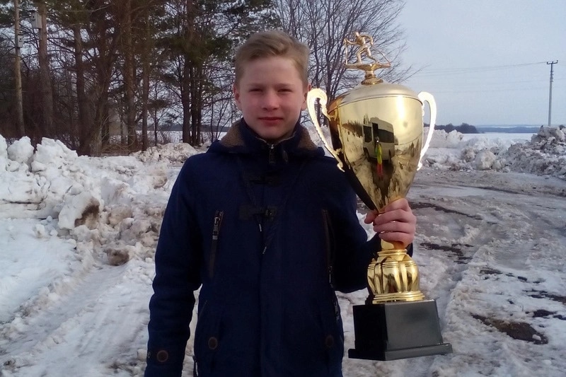 Данил Садреев в детстве