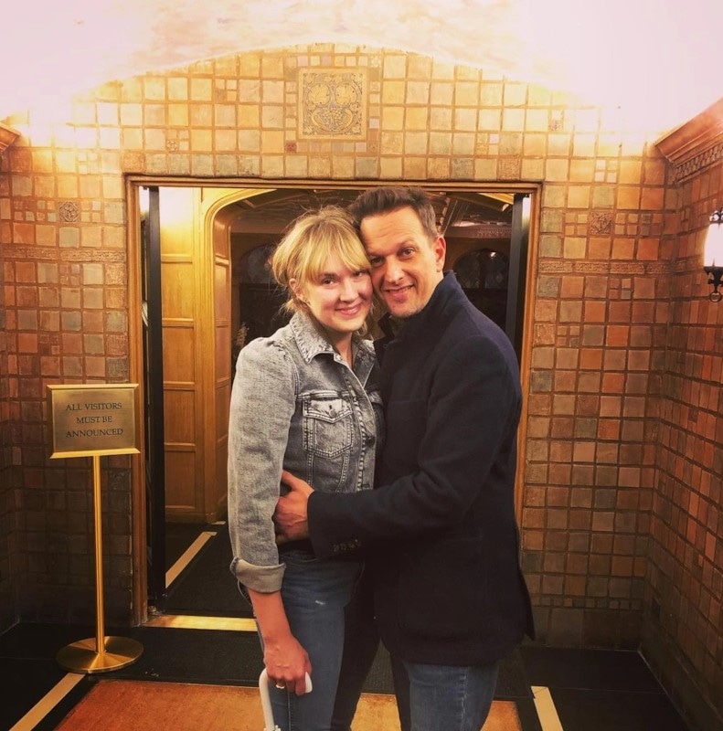 Джош Чарльз с женой