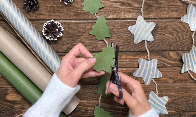 Новогодний декор дома: самодельные гирлянды Новогодний декор дома: самодельные гирлянды