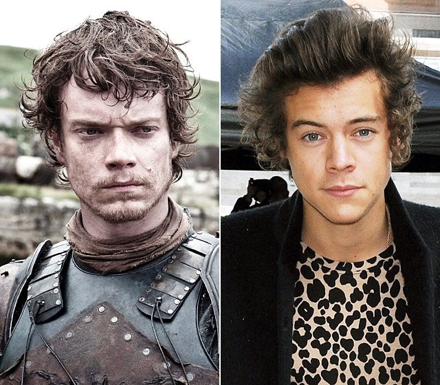 Альфи Аллен и Гарри Стайлз (похожи)