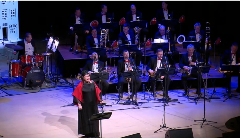 Мариам Мерабова с оркестром имени Олега Лундстрема