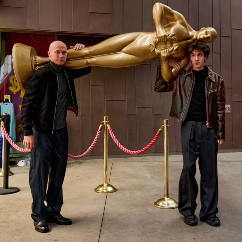 Марк Эйдельштейн и Юра Борисов