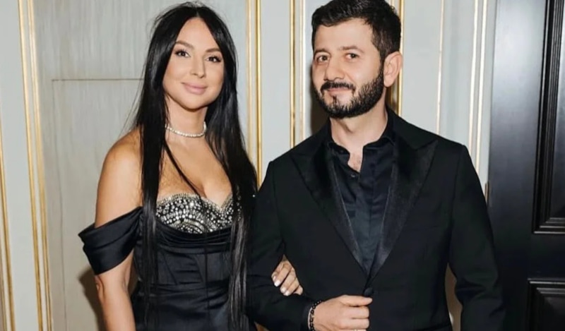 Михаил Галустян с женой Викторией