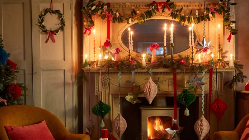 Рождественский дом: светлый декор