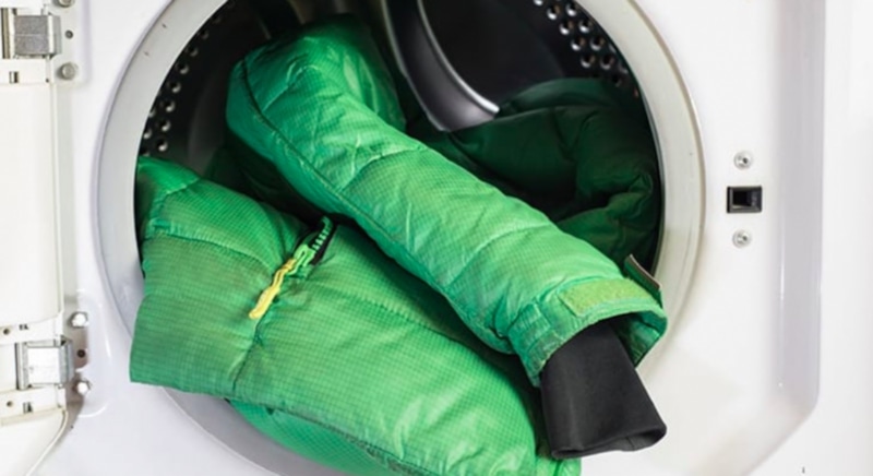 Пуховик после стирки: ровный наполнитель