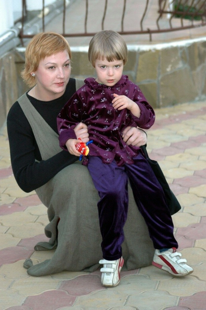 Ксения Качалина с дочерью