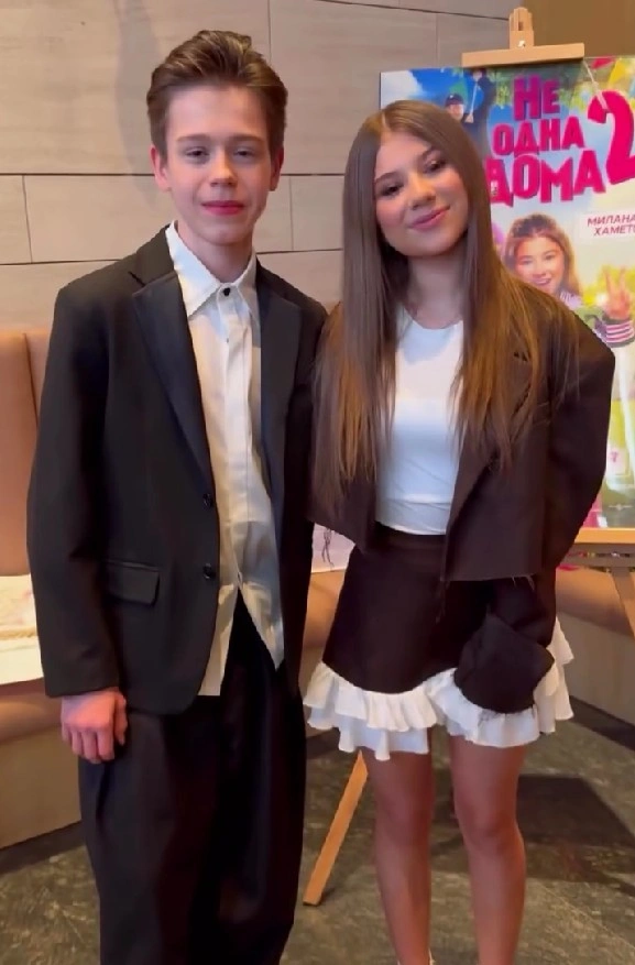 Марк-Малик Мурашкин и Милана Хаметова