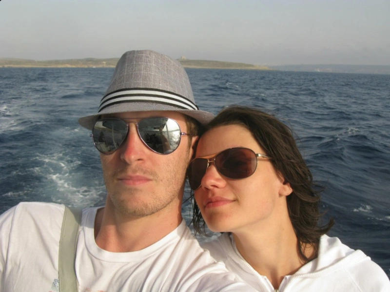 Руслан Кацагаджиев и его жена Светлана Смирнова