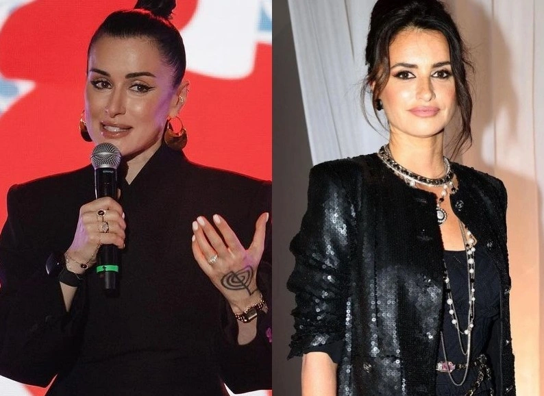 Тина Канделаки и Пенелопа Крус