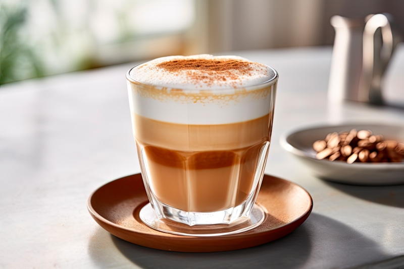 Праздничный кофе: специи и пена