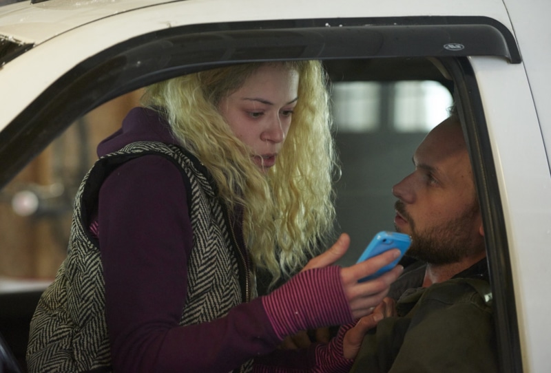 Татьяна Маслани и Патрик Джей Адамс