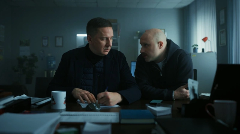 Евгений Рыжик и Сергей Ионкин в сериале «Шальной отдел»
