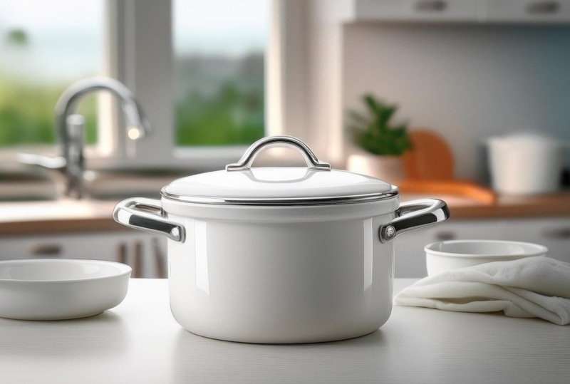 Эмалированная кастрюля после очистки: блеск на все 100 Эмалированная кастрюля после очистки: блеск на все 100