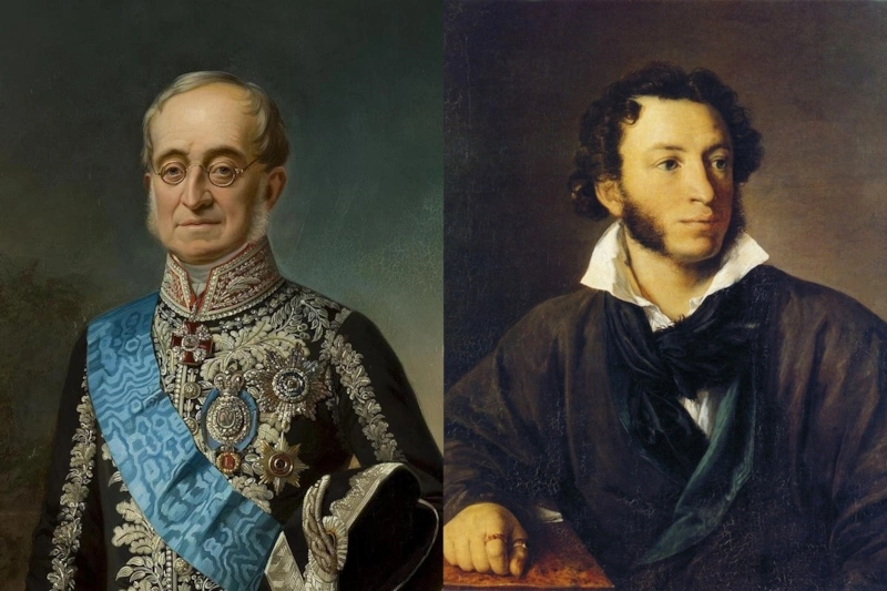 Карл Нессельроде и Александр Пушкин