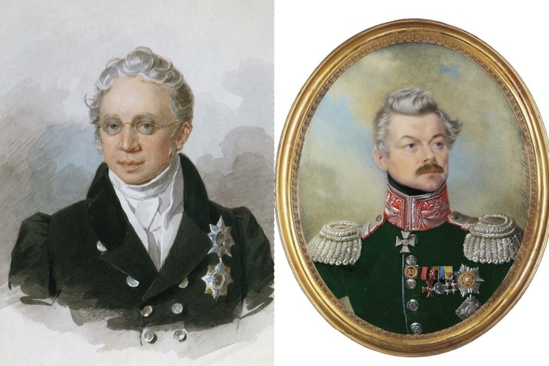 Карл Нессельроде и Федор Нессельроде
