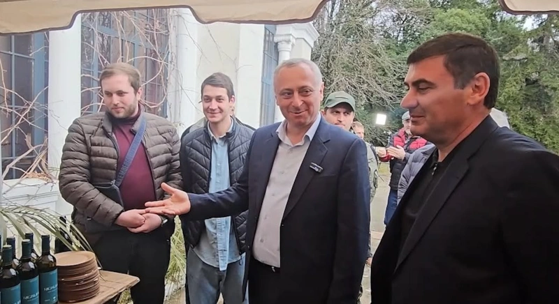 Бадра Гунба и Беслан Бигвава