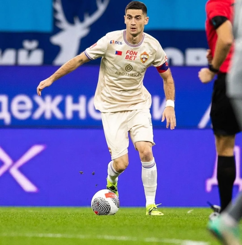 Футболист клуба ЦСКА (Москва) Саша Зделар