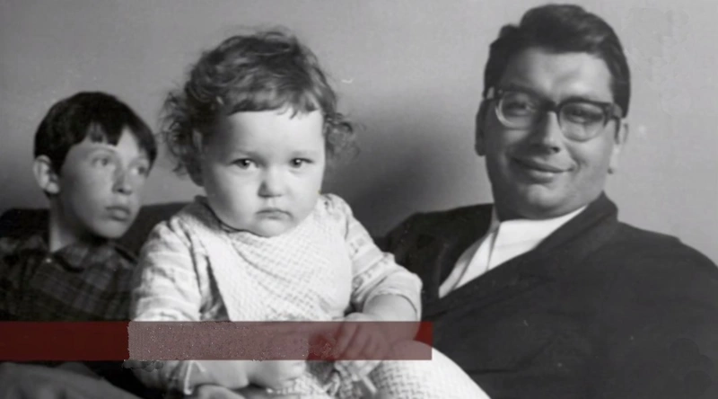 Наталия Фатеева, отец Борис Егоров и брат Владимир Басов (младший) 