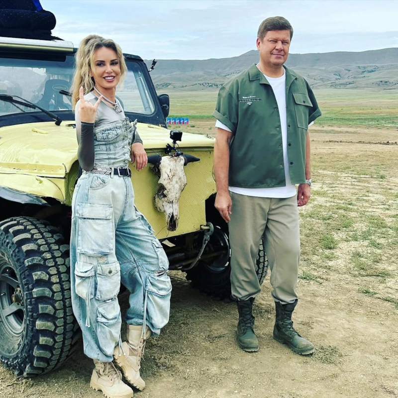 Наталья Попова и Дмитрий Губерниев Наталья Попова и Дмитрий Губерниев