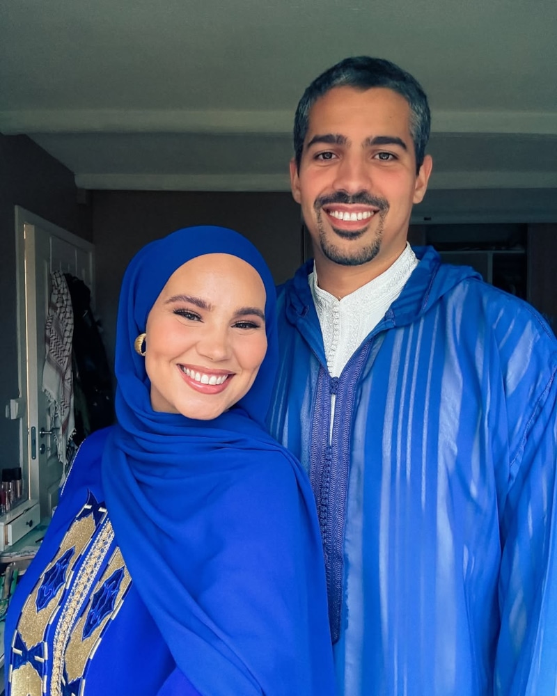 Иман Мескини с мужем Иман Мескини с мужем