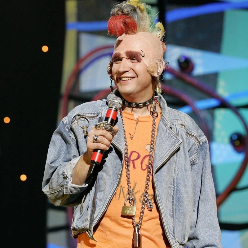 Святослав Ещенко с ирокезом