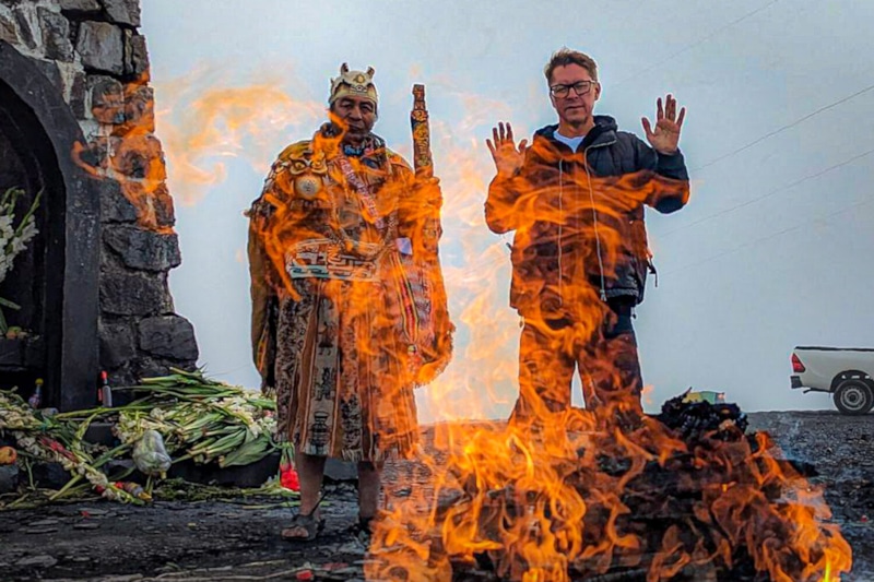 Российский телеведущий стал свидетелем варварского жертвоприношения