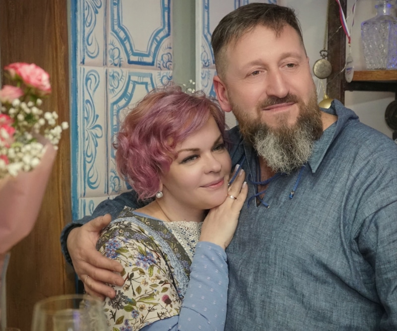 Наталия Вяль и ее муж Андрей Киселев