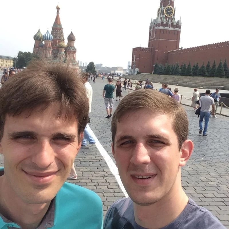 Василий Степанов с братом Василий Степанов с братом