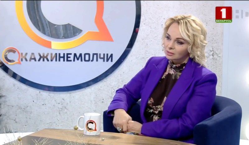 Александра Гайдук в передаче «Скажинемолчи» Александра Гайдук в передаче «Скажинемолчи»