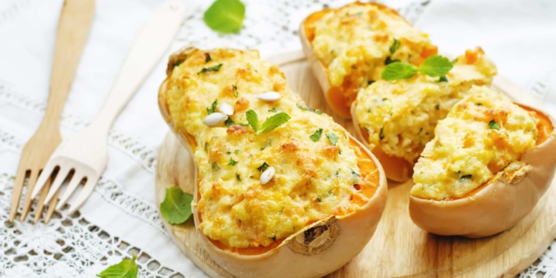 Тыква с пшеном: яркое угощение