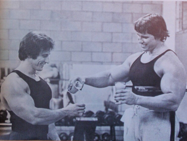 Фрэнк Зейн и Арнольд Шварценеггер