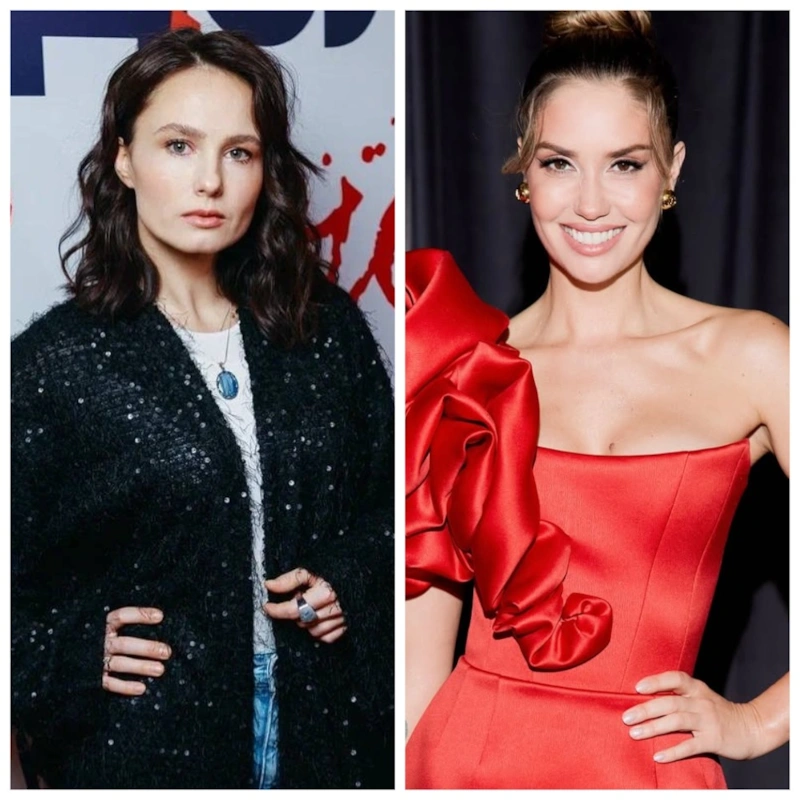 Юлия Афанасьева и Агата Муцениеце (похожи)