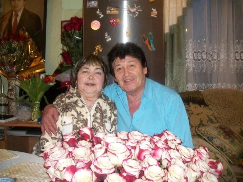 Фидан Гафаров и жена Фарида