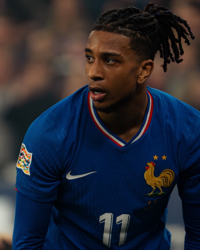 Майкл Олисе в сборной Франции