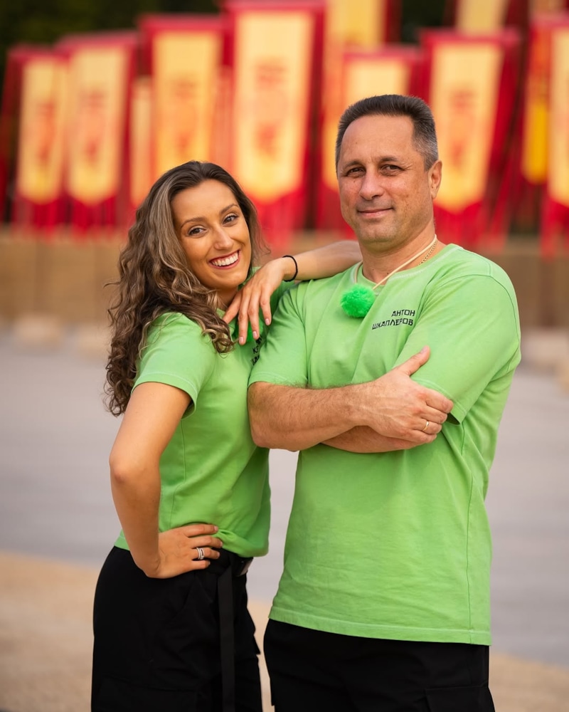 Антон Шкаплеров и Кристина Шкаплерова в реалити-шоу «Сокровища императора»